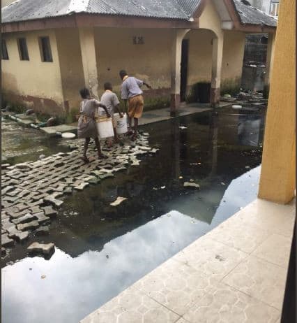 Photo Showing Dilapidated State of a School in Lekki Phase 1, Lagos State