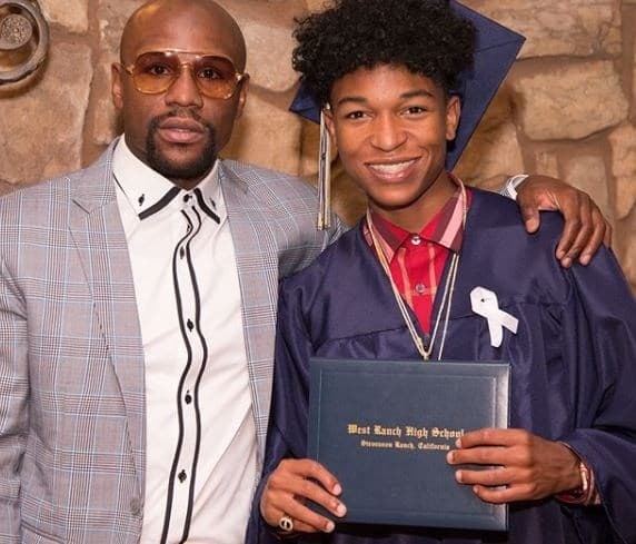 Floyd Mayweather Celebrates Son’s Graduation From High School – See Photos