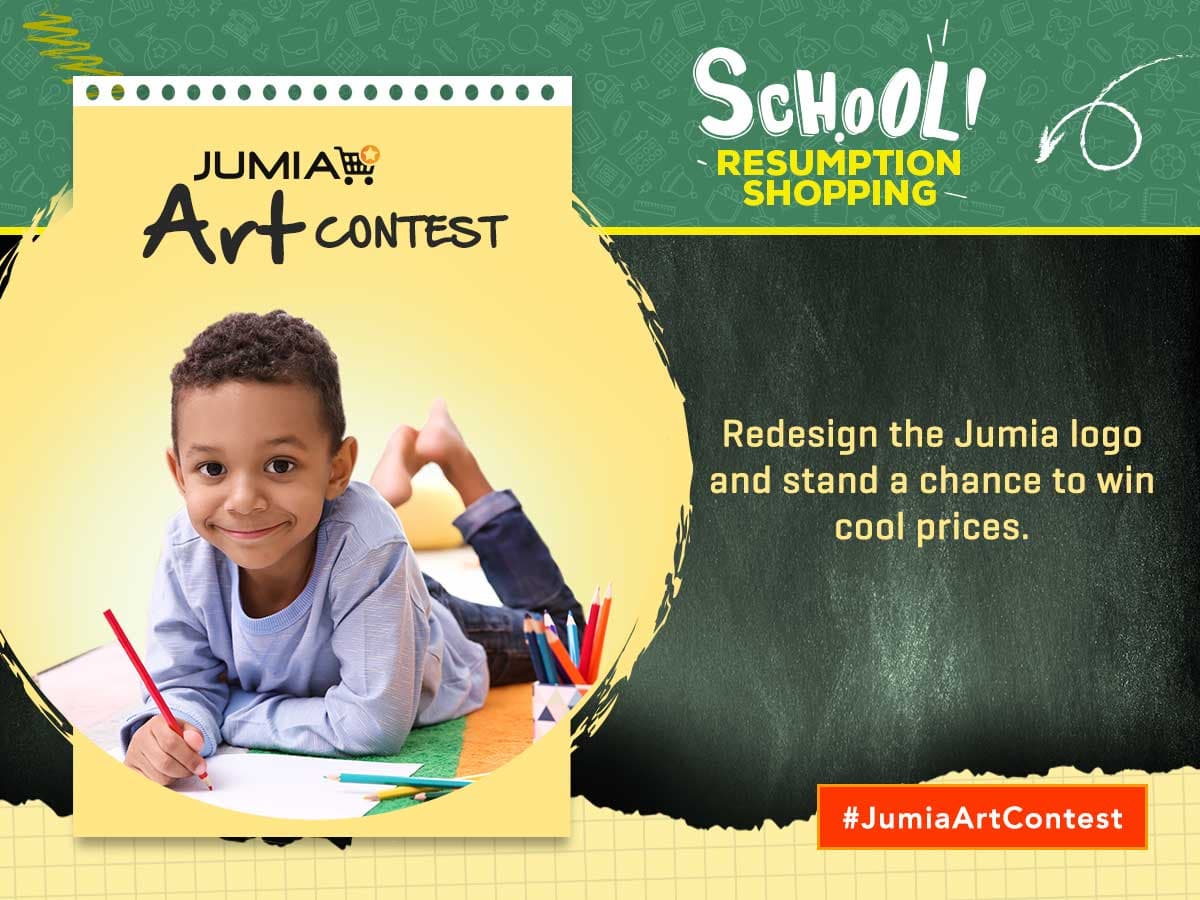 JUMIA Nigeria Art Contest for Nigerian Kids to Redesign the JUMIA Logo