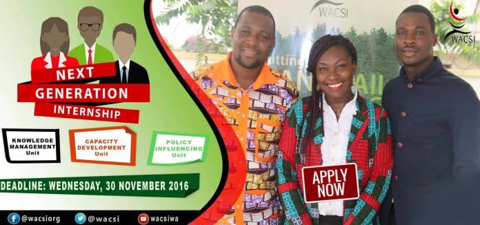 2017 West Africa Civil Society Institute (WACSI) Next Generation Internship