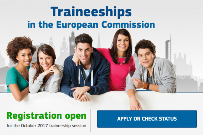 2017 European Commission Paid Traineeship for University Graduates