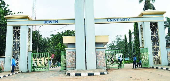 List of Courses Offered at Bowen University