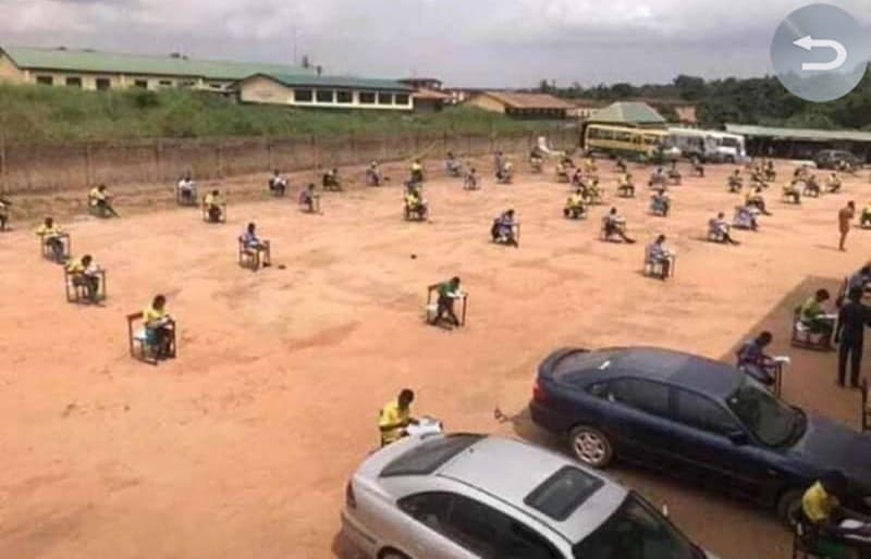 See Photos As WAEC Candidates Sit for 2020 WASSCE Exams