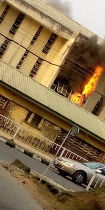 Fire Guts Down MOUAU Male Hostel
