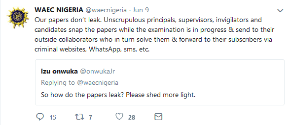 WAEC Discloses That Unscrupulous Elements Leak Examination Papers
