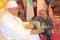Tuface and Wife Visit Esama of Benin Before Receiving Honorary Degree