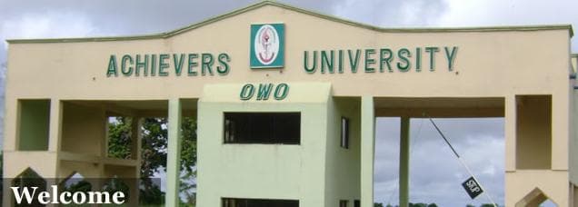 Achievers University Approves Free Tuition for 3 Academic Sessions