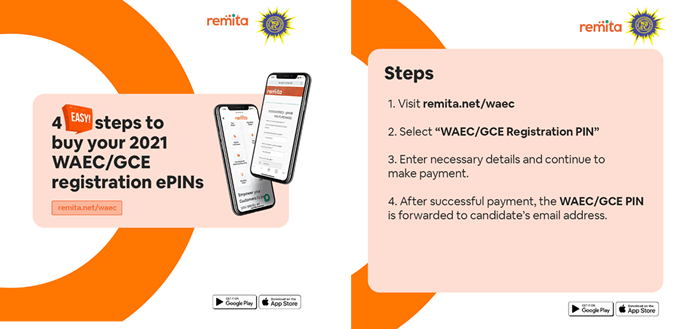 How to Purchase WAEC 2021 Nov/Dec GCE Registration ePINS Via Remita Platform