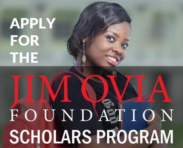 Jim Ovia Foundation Scholarship for Nigerian Undergraduate Students