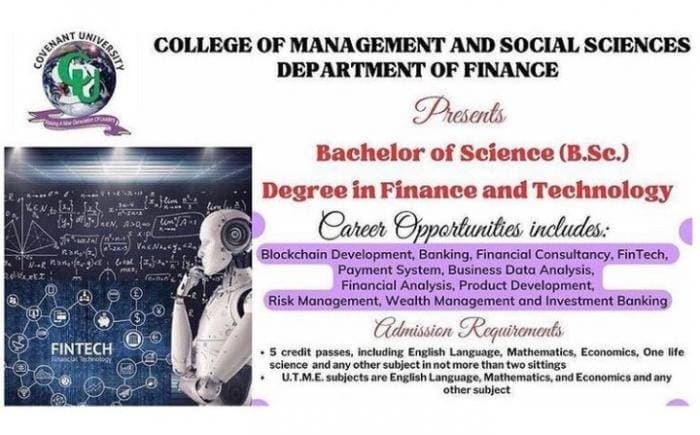 Covenant University Introduces Fintech As a New Course