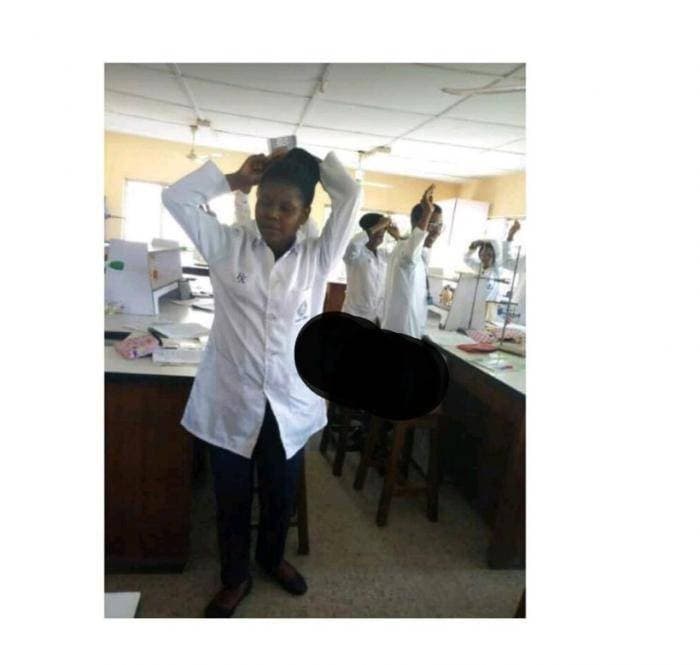 OOU 200L Pharmacy Students Punished For Noise Making By Raising Hands