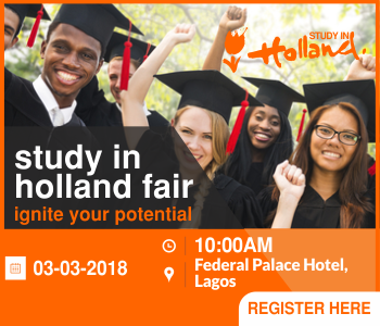 Register for Free for the 2018 Study in Holland Fair – See Registration Details Here