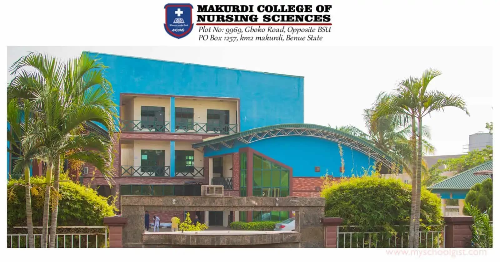 Makurdi College of Nursing Sciences (MCONS) Admission Form, 2024/2025