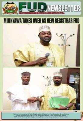 FUD Gets New Registrar
