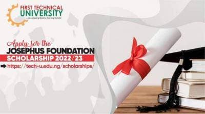 First Technical University (Tech-U) Josephus Foundation Scholarship, 2022/2023