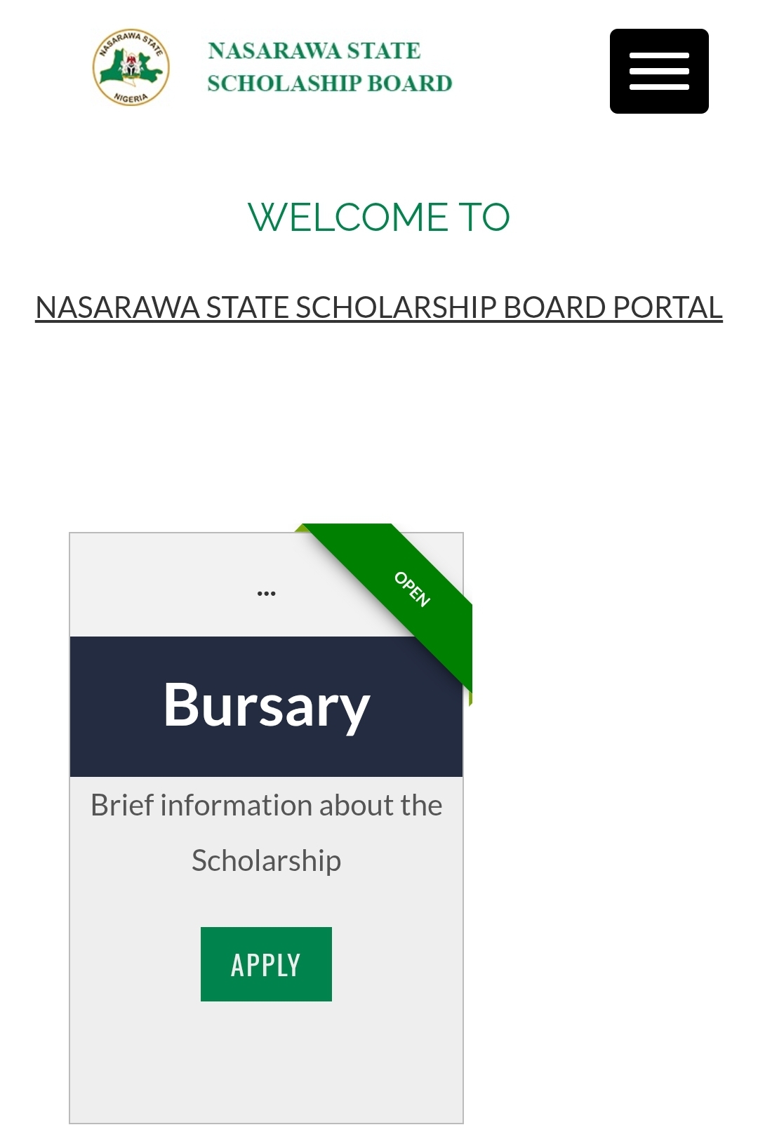 Nasarawa Bursary Application for Indigenes Announced, 2025