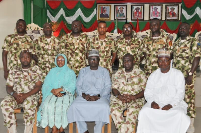 Decoration of Newly Promoted Nigerian Army University Officers