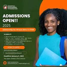 Murtala Muhammed Foundation STEM Scholarship, 2025 | How to Apply