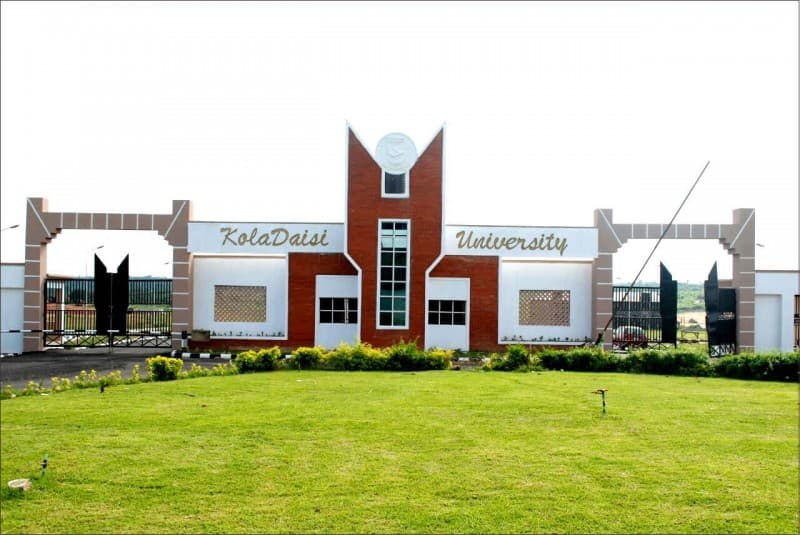 KolaDaisi University Post UTME Screening / Admission Details, 2024/2025
