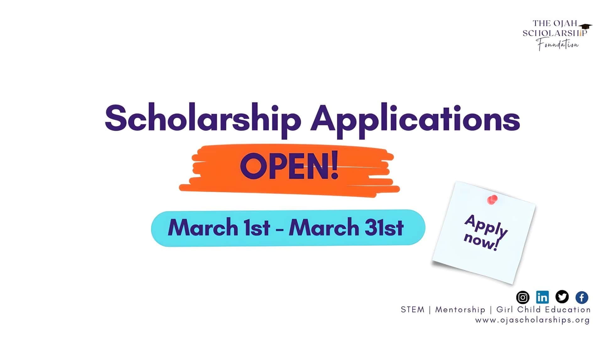 OSF Annual Undergraduate Scholarship for 2024 | How to Apply