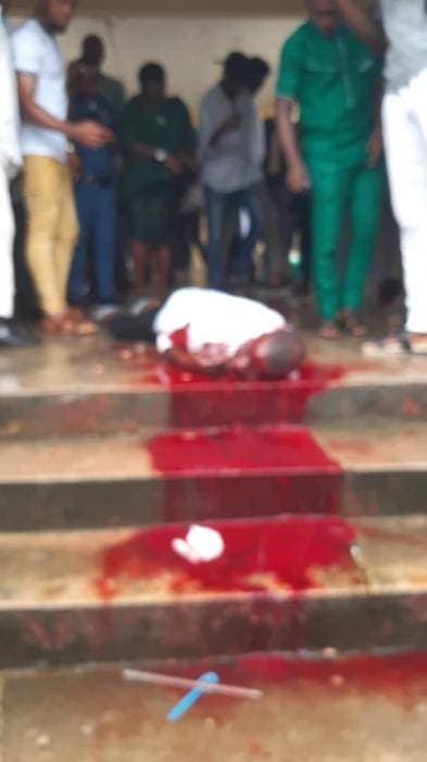 Graphic Photos: Final Year CRUTECH Student Shot Dead After Final Exam