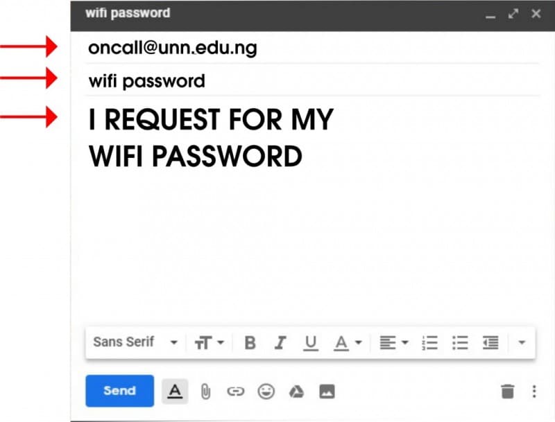 How to Get the UNN School Email Address and Wifi Password