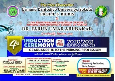 UDUSOK 4th Induction Ceremony for 2020/2021 Nursing Sciences Graduands