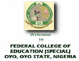 FCE (Special) Oyo Post UTME Screening Form for 2022/2023 Session